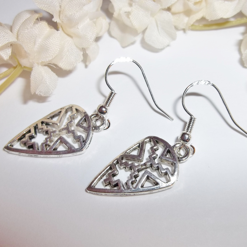 Southwestern Earrings Silver Arrow Jewelry 1512